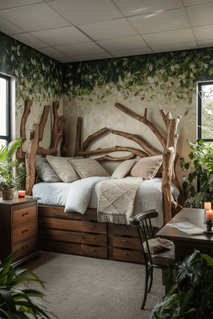 Dorm Room Ideas: Nature-Inspired Retreat