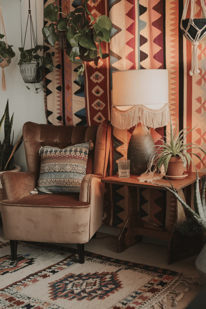 Cozy Corner Ideas: Bohemian-Inspired Cozy Space