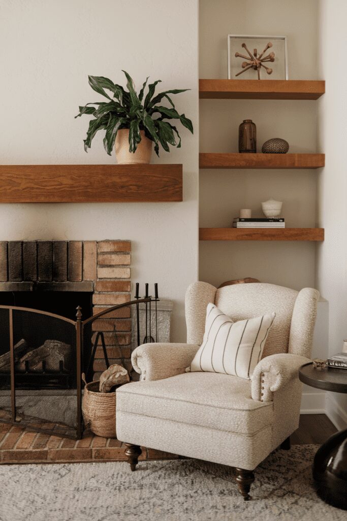 20+ Cozy Corner Ideas - Perfect Way to Create Relaxing Space 4 Cozy Corner Ideas: Fireplace Corner for Ultimate Warmth