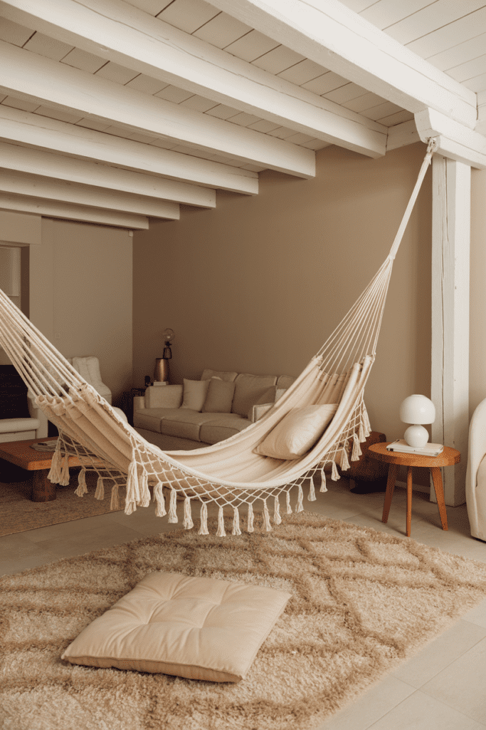 Cozy Corner Ideas: Indoor Hammock for Relaxation