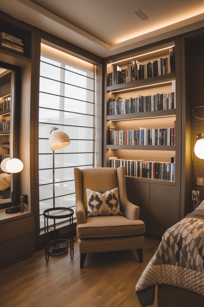 Luxury Dorm Ideas: Cozy Reading Nook for Relaxation