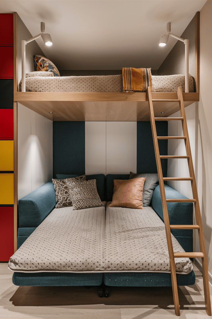 Loft Bed with Convertible Sofa Loft Bed Ideas for Small Rooms Ideas