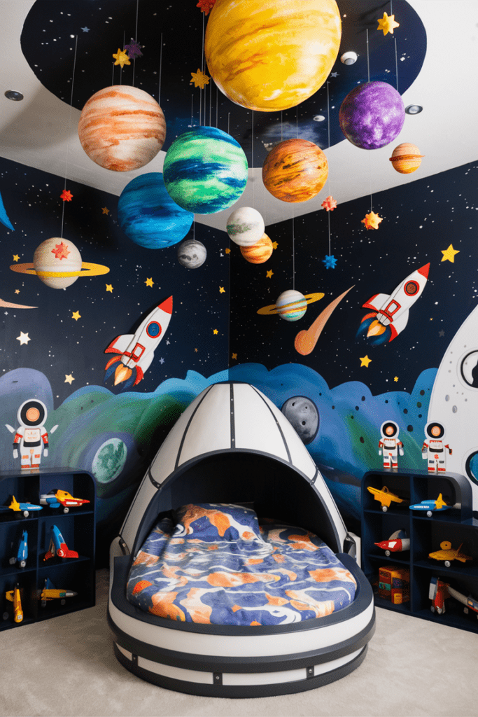 Toddler Room Ideas: Outer Space Galaxy