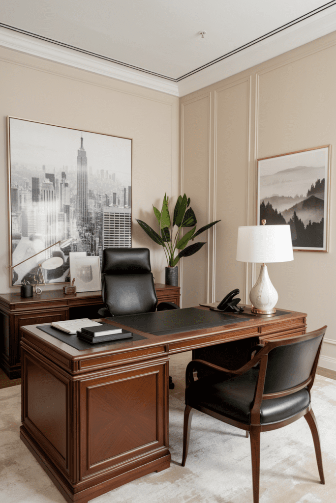 Men's Home Office Room Ideas: Luxurious Executive Office