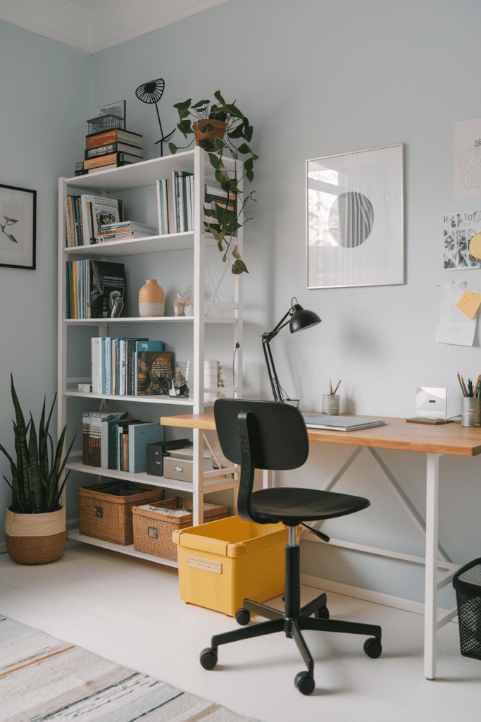 Men's Home Office Room Ideas: Scandinavian Office