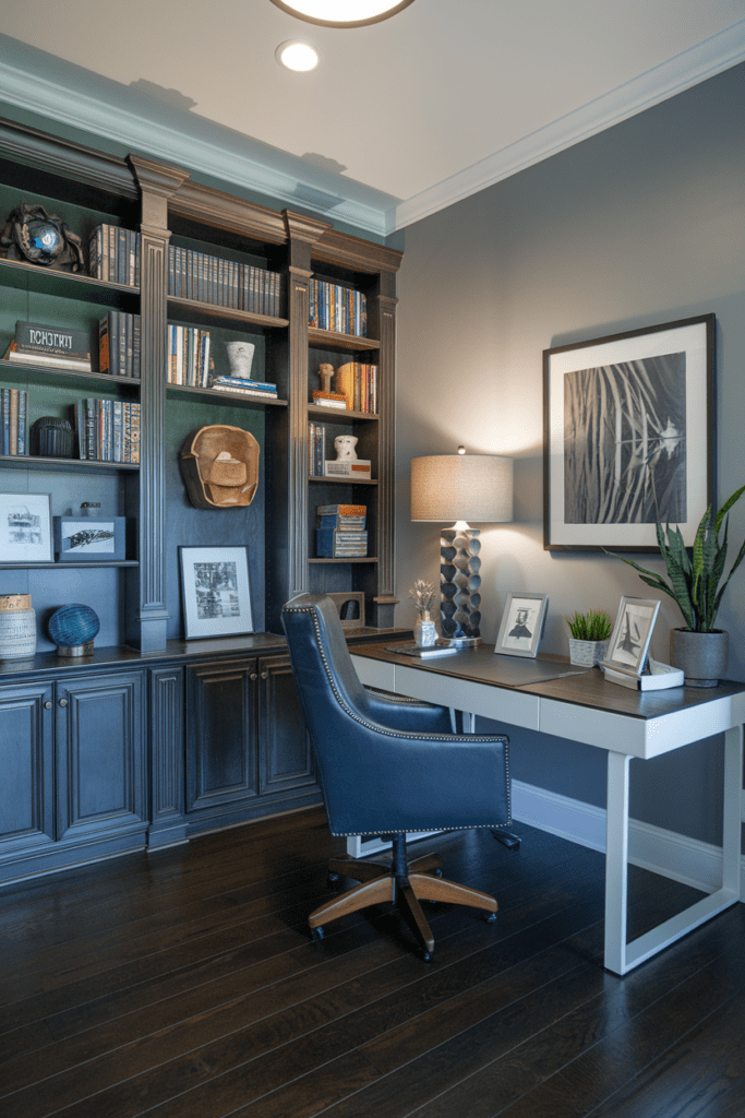 Men's Home Office Room Ideas: Tech-Savvy Office Men's Home Office Room Ideas