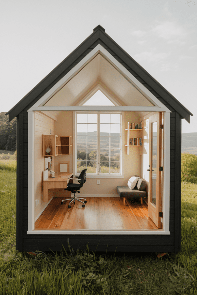 Tiny Cabins Interior Ideas: Cabin Studio for Artists and Creatives