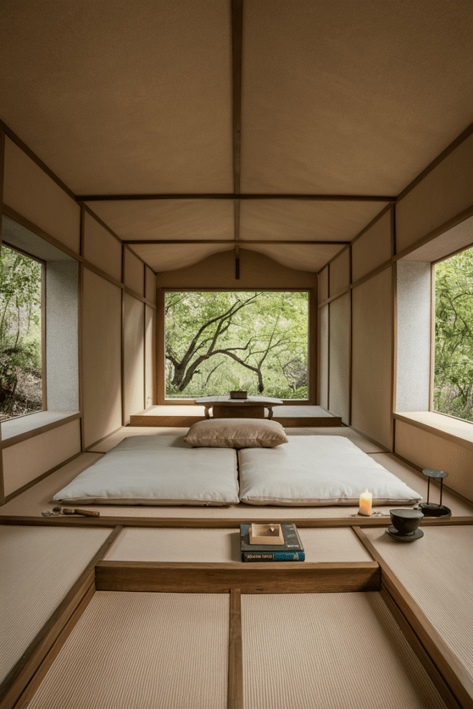 Tiny Cabins Interior Ideas: Japanese Zen-Inspired Minimalism