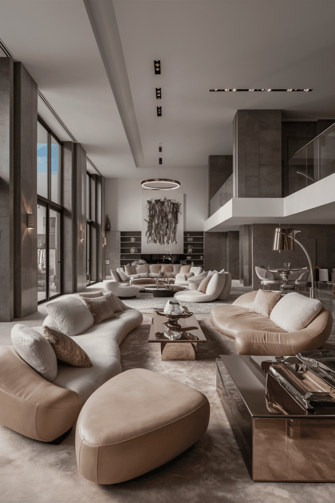 80s Luxury Interior Ideas: Contemporary Luxury with Sleek Finishes