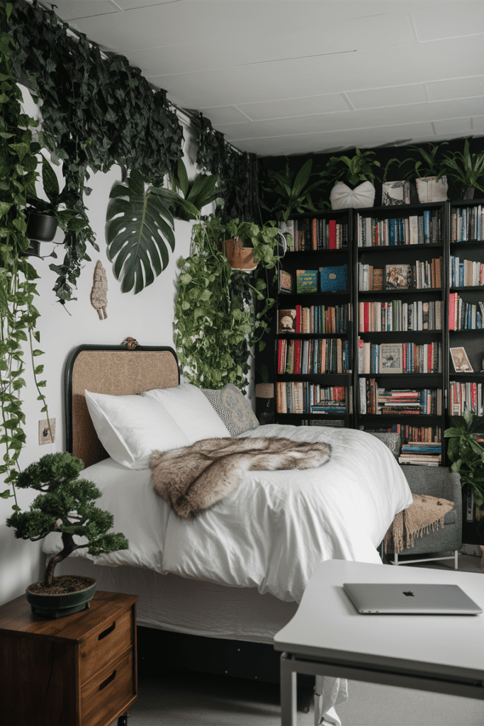 Dorm Room Ideas: Urban Jungle Haven