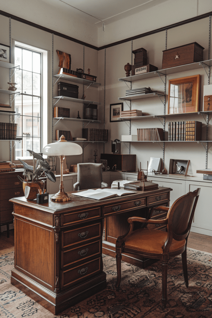 Men's Home Office Room Ideas: Vintage Office