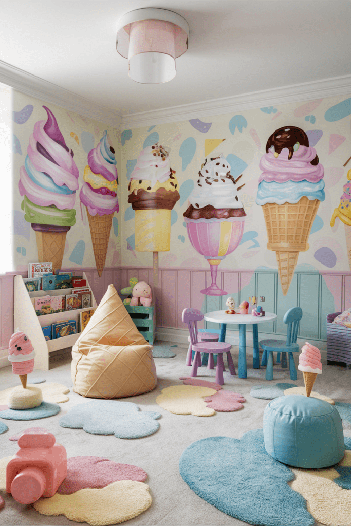 Toddler Room Ideas: Ice Cream Dream Room