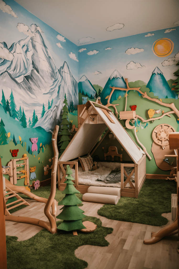 Toddler Room Ideas: Mountain Adventure Escape