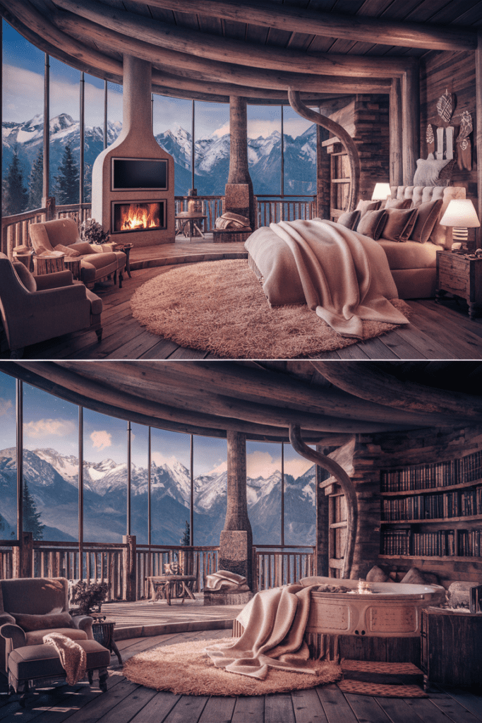 Dream Rooms Ideas: Mountain Lodge Retreat