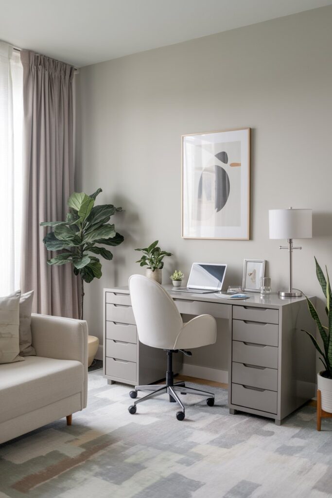 Men's Home Office Room Ideas: Modern Minimalist Office