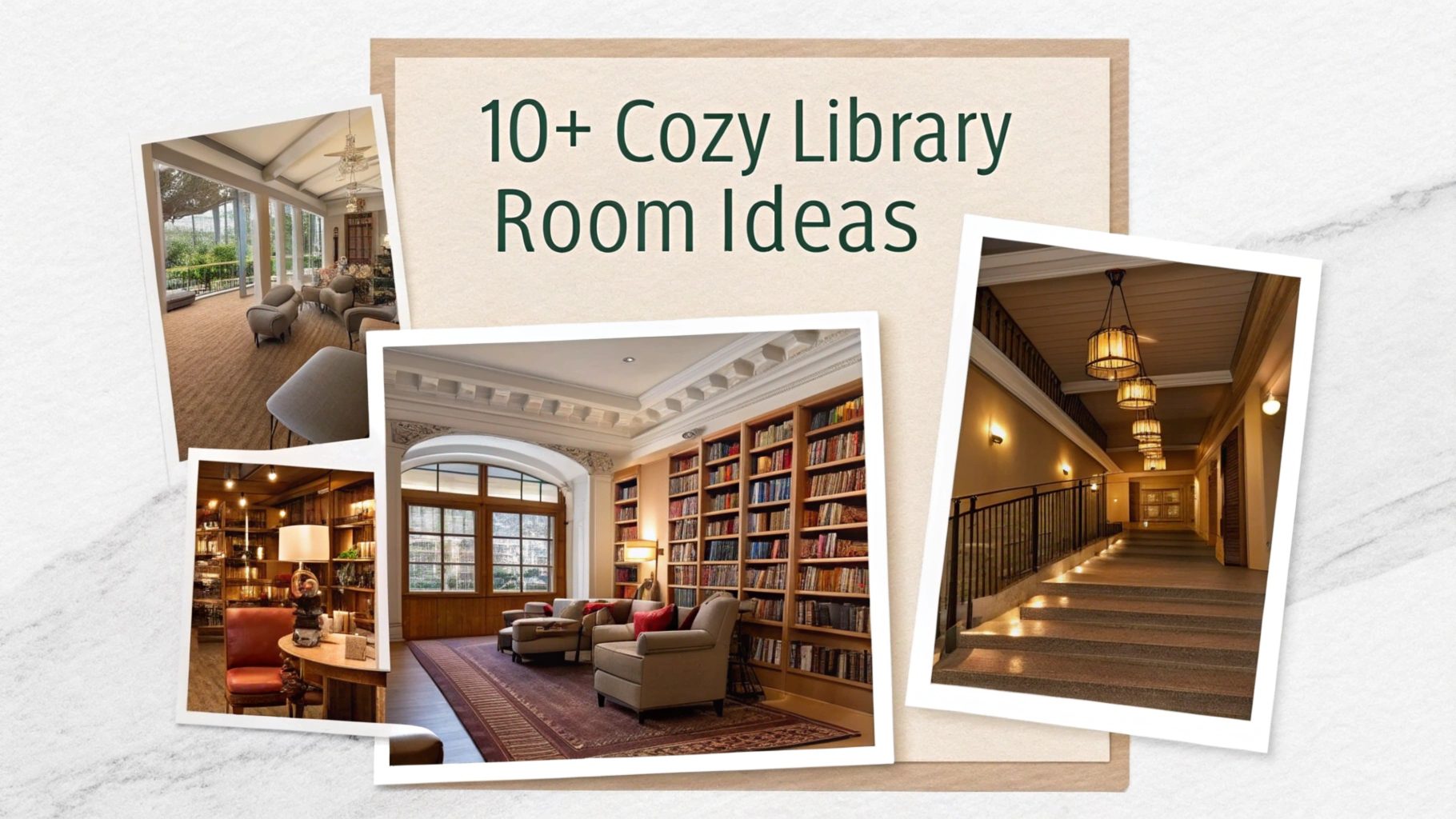10+ Cozy Library Room Ideas