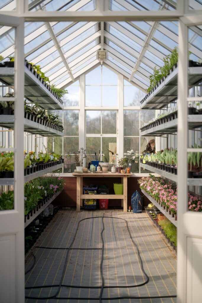 Greenhouse Interior Ideas: Heated Flooring for Year-Round Gardening