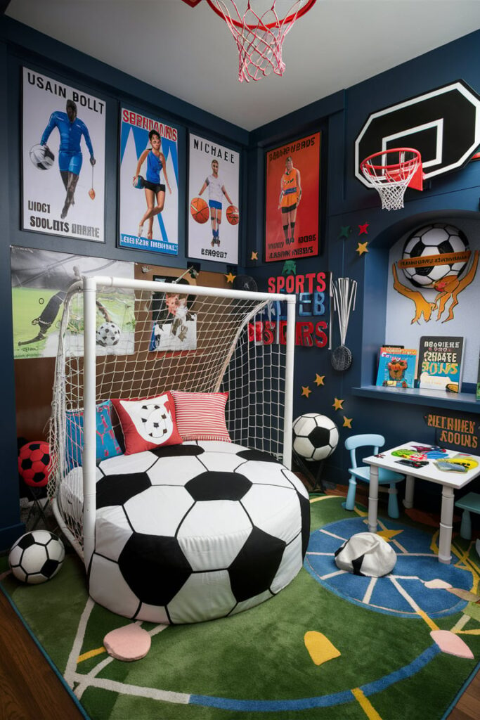 Toddler Room Ideas: Sports Star Dream Room