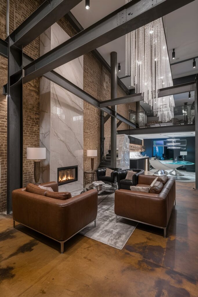 Luxury Interior Ideas: Industrial Chic with Upscale Touches