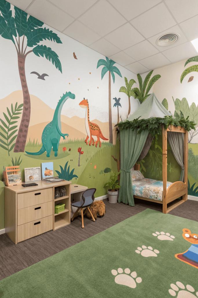 Toddler Room Ideas: Dino Jungle Adventure