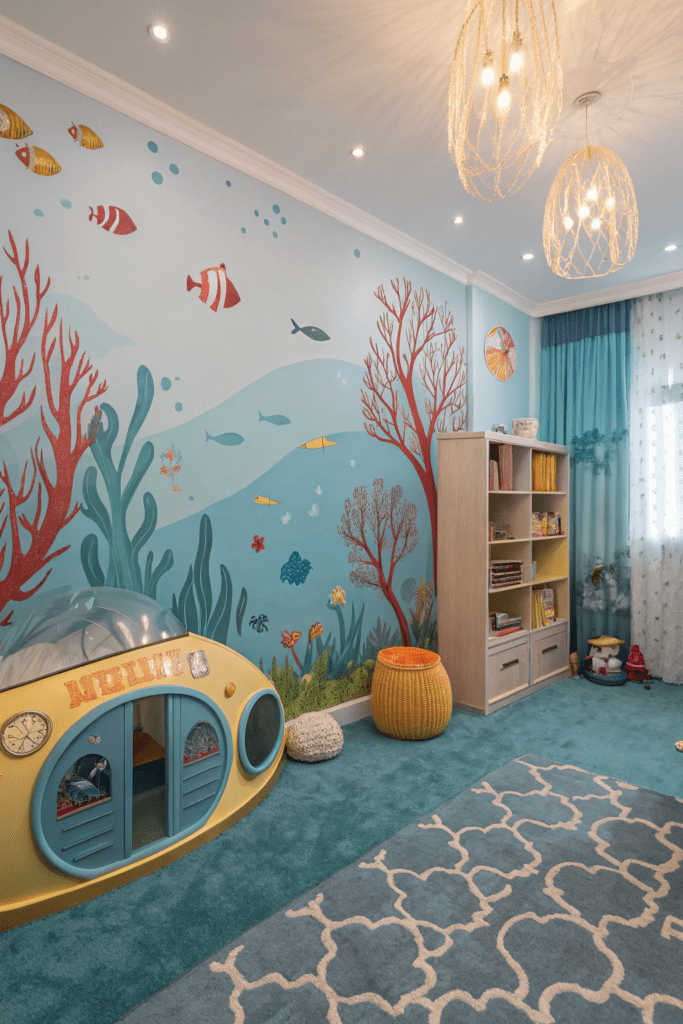 Toddler Room Ideas: Underwater Kingdom