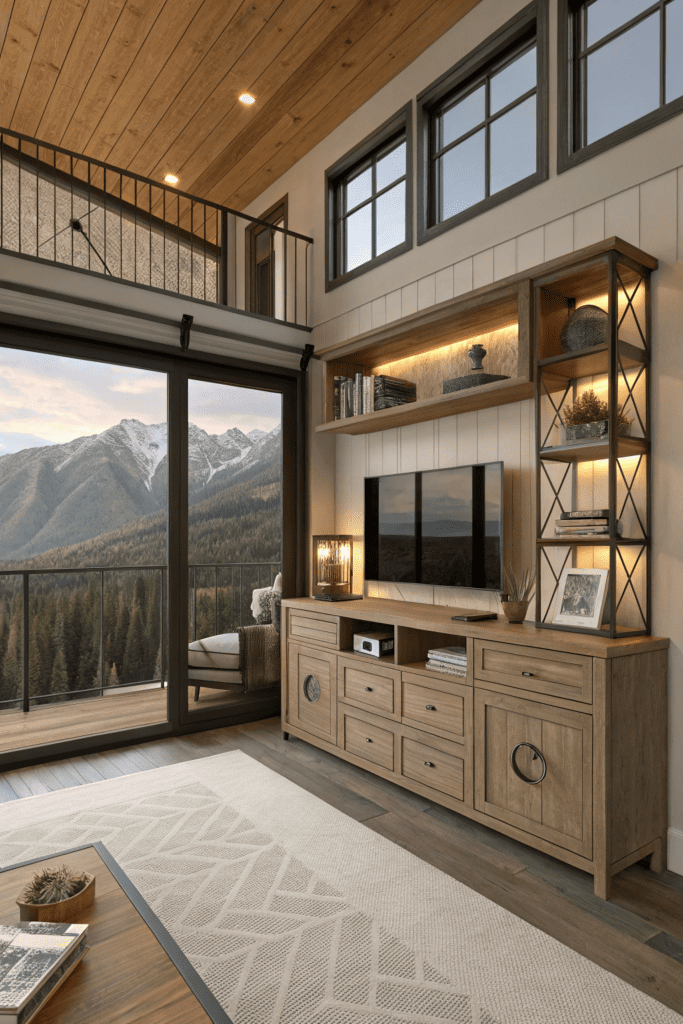 Mountain Modern Home Interior Ideas: Custom Built-Ins for Functional Elegance