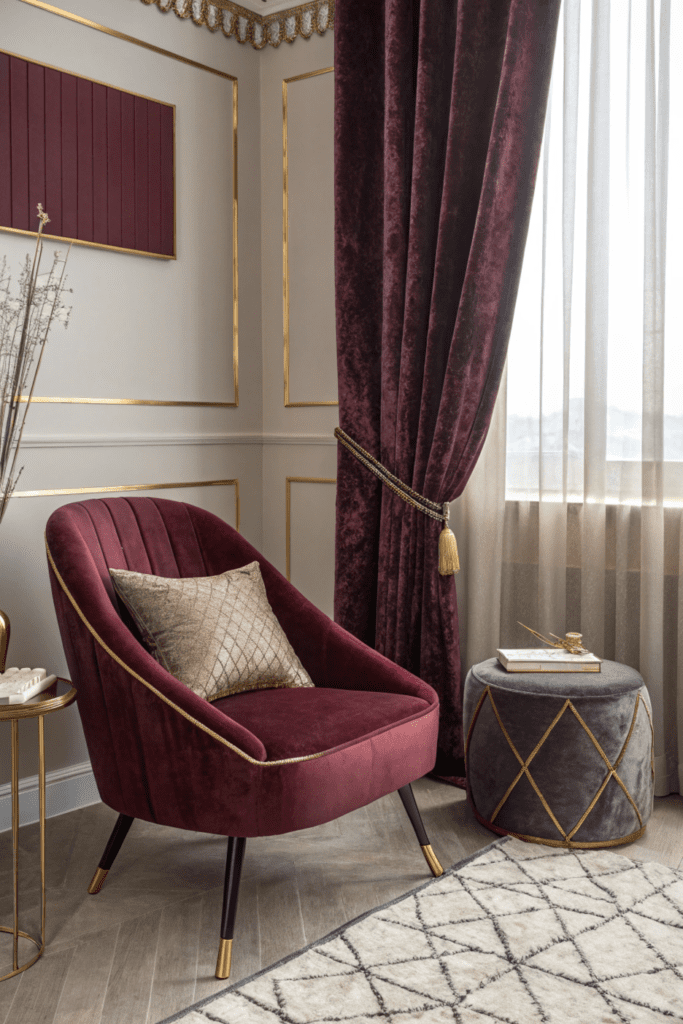 Luxury Dorm Ideas: Velvet Accents for a Sophisticated Touch