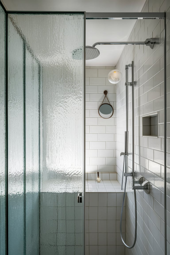 Small Bathroom Interior Ideas: Opt for Glass Shower Enclosures