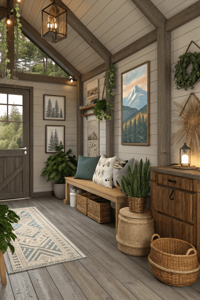 Tiny Cabins Interior Ideas: Nature-Inspired Décor with Earthy Tones