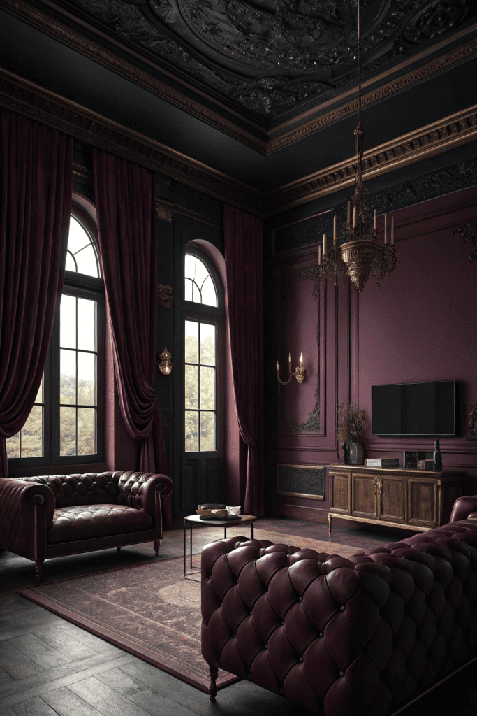 80s Luxury Interior Ideas: Dark Luxe Interiors for a Moody Ambiance