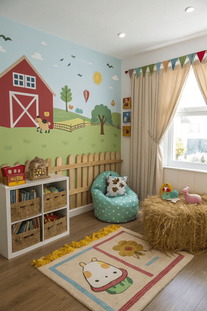 Toddler Room Ideas: Farmyard Fun Space