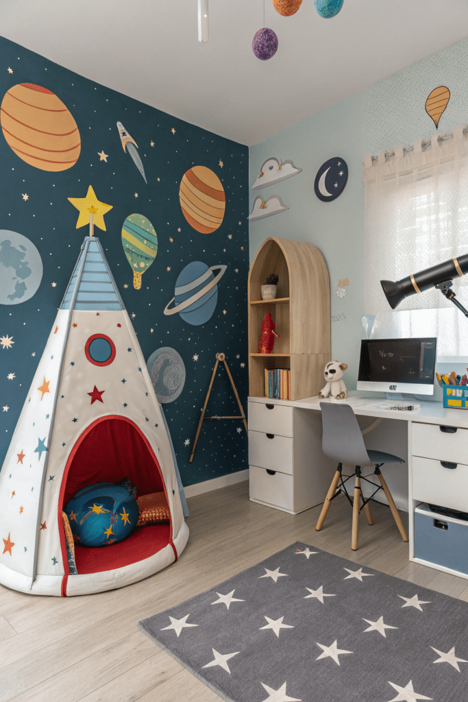 Space Explorer Zone Toddler Room Ideas