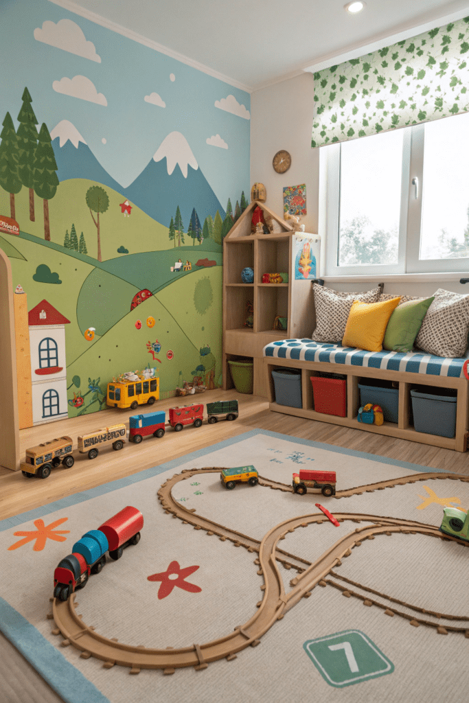 Toddler Room Ideas: Toy Train World