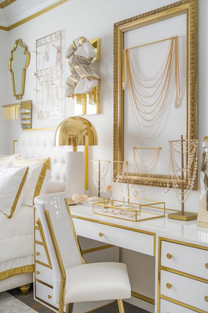 Luxury Dorm Ideas: Jewelry Displays for Functional Glamour Luxury Dorm Ideas