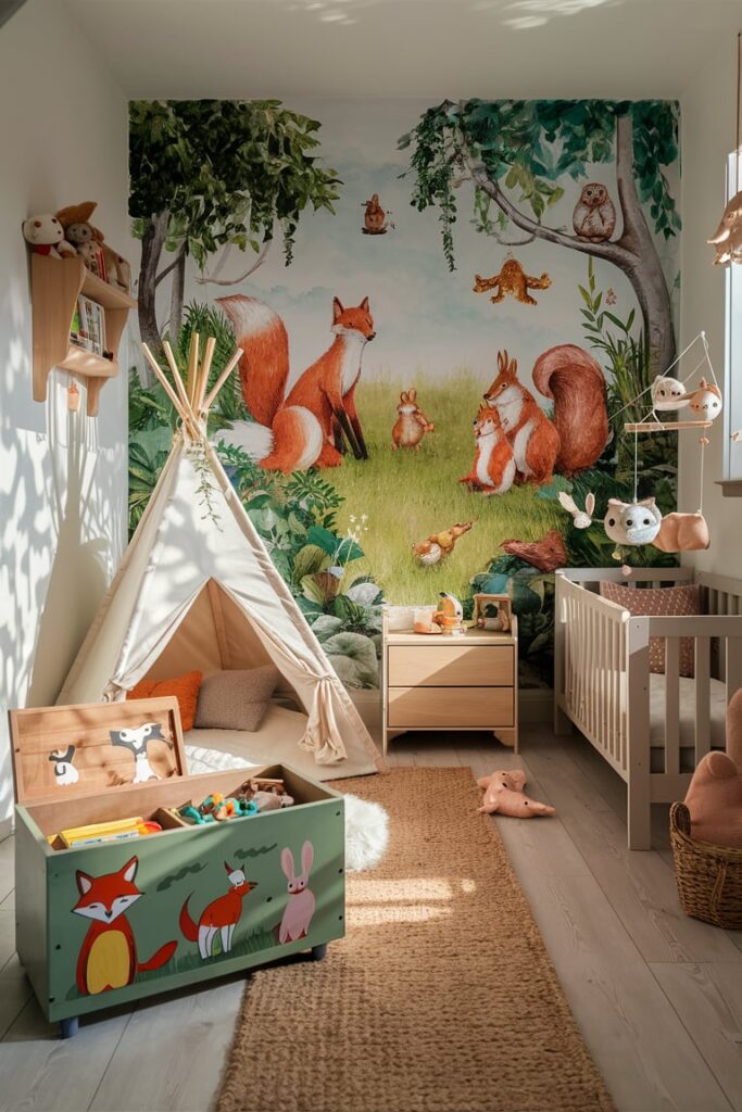 Toddler Room Ideas: Woodland Creature Hideaway