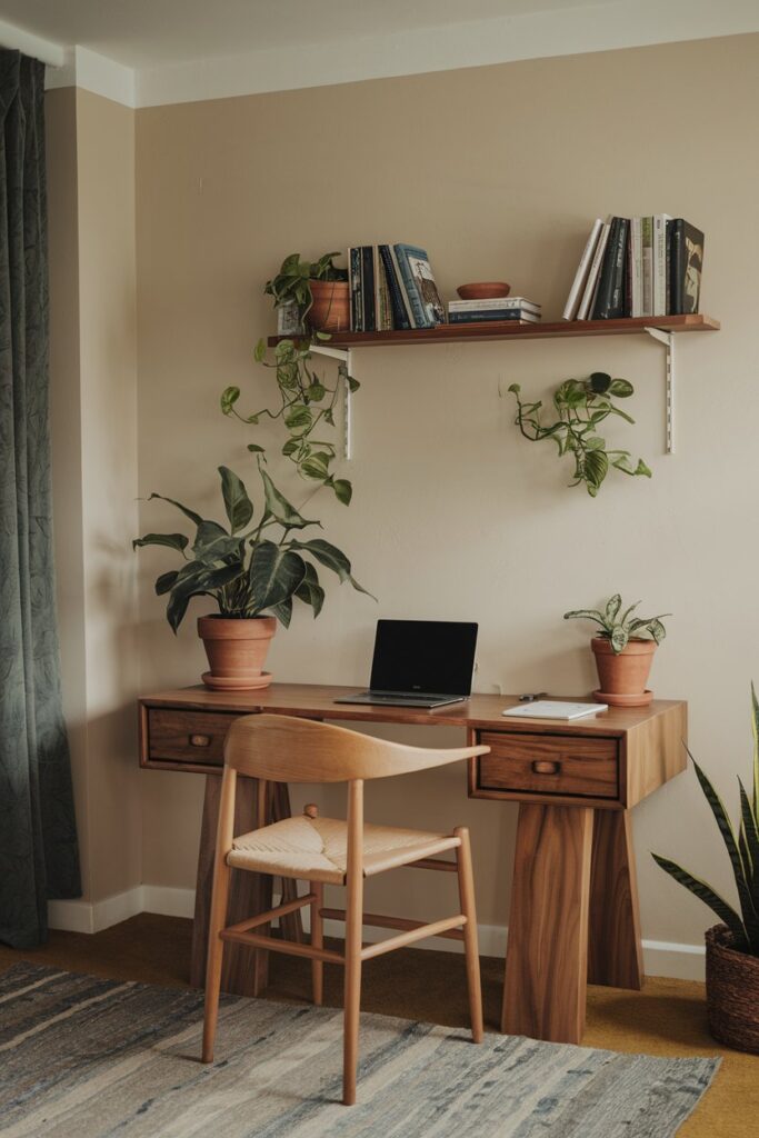 Men's Home Office Room Ideas: Nature-Inspired Office