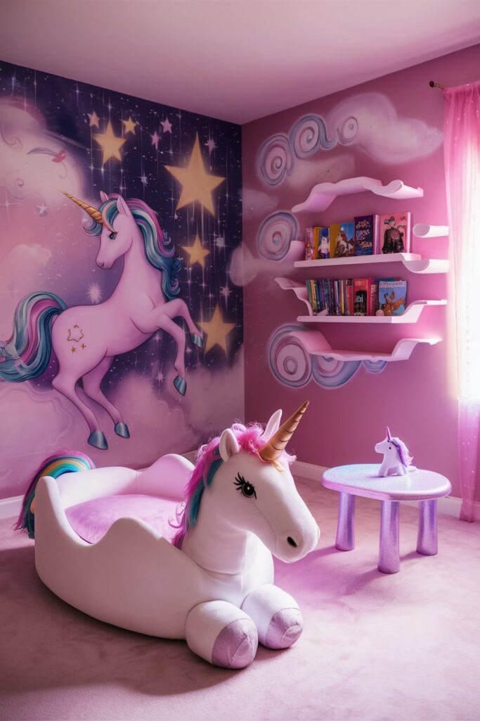 Toddler Room Ideas: Magical Unicorn Retreat