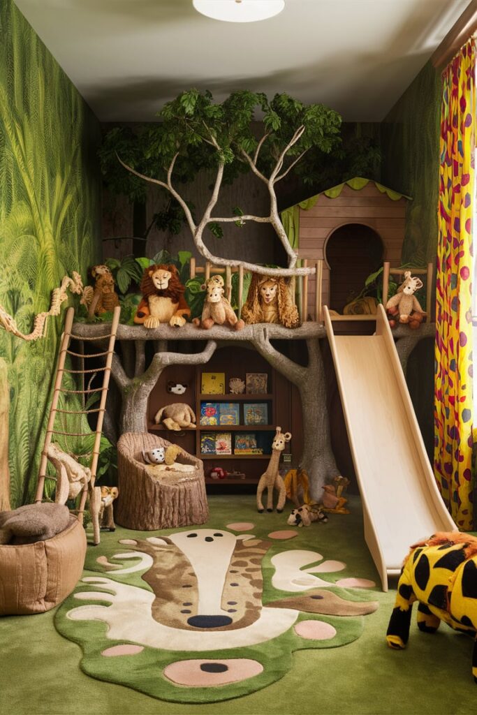 Toddler Room Ideas: Playful Jungle Adventure Theme