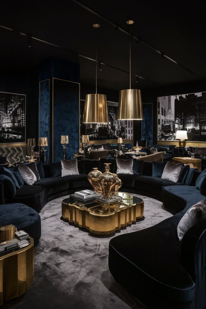 Luxury Interior Ideas: Dark Luxe Interiors for a Moody Ambiance