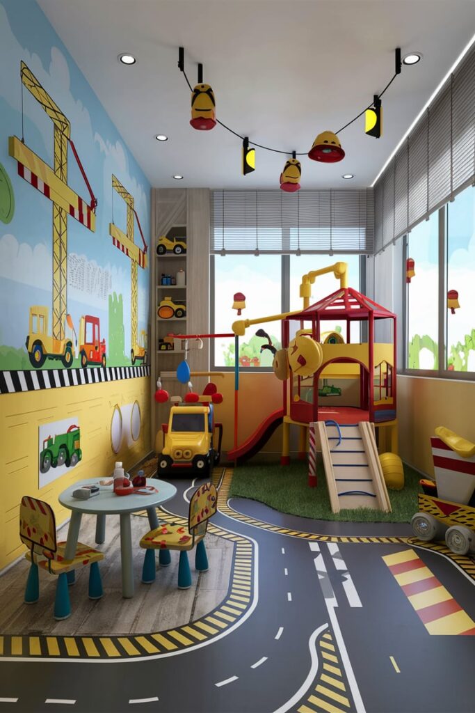 Toddler Room Ideas: Construction Site Fun