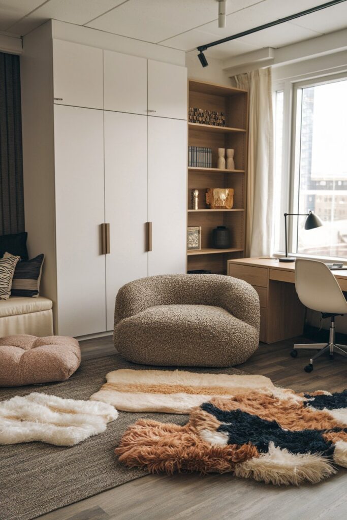 Luxury Dorm Ideas: High-End Rugs for Texture and Warmth