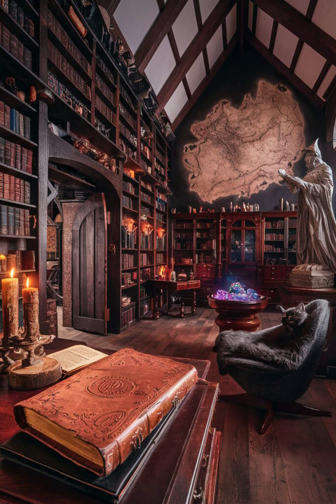 Fantasy Rooms Ideas: Wizard’s Study