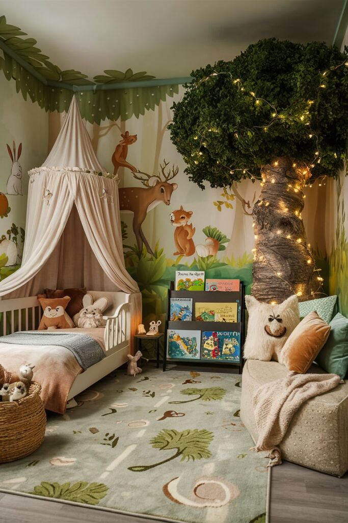 Toddler Room Ideas: Enchanted Forest Retreat