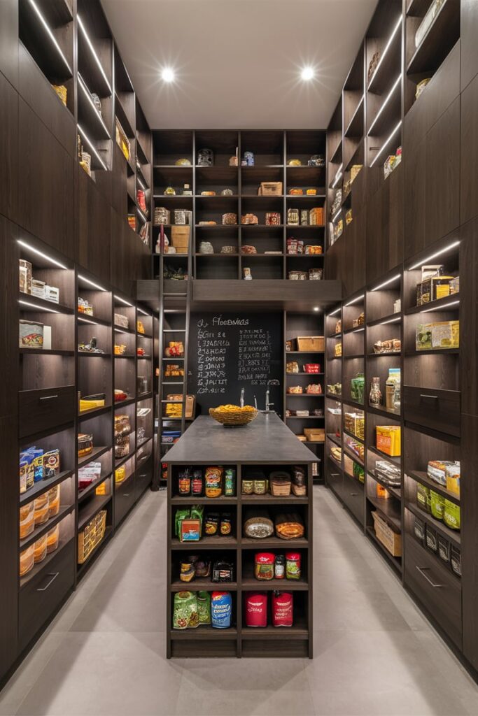 Food Storage Room Ideas: Floor-to-Ceiling Pantry Cabinets for Maximum Space