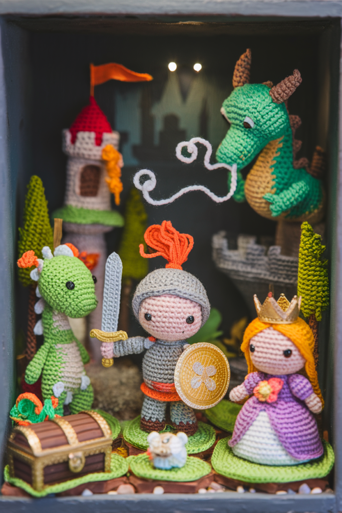 Cool Crochet Ideas: Crochet Miniature Fairy Tale Scene