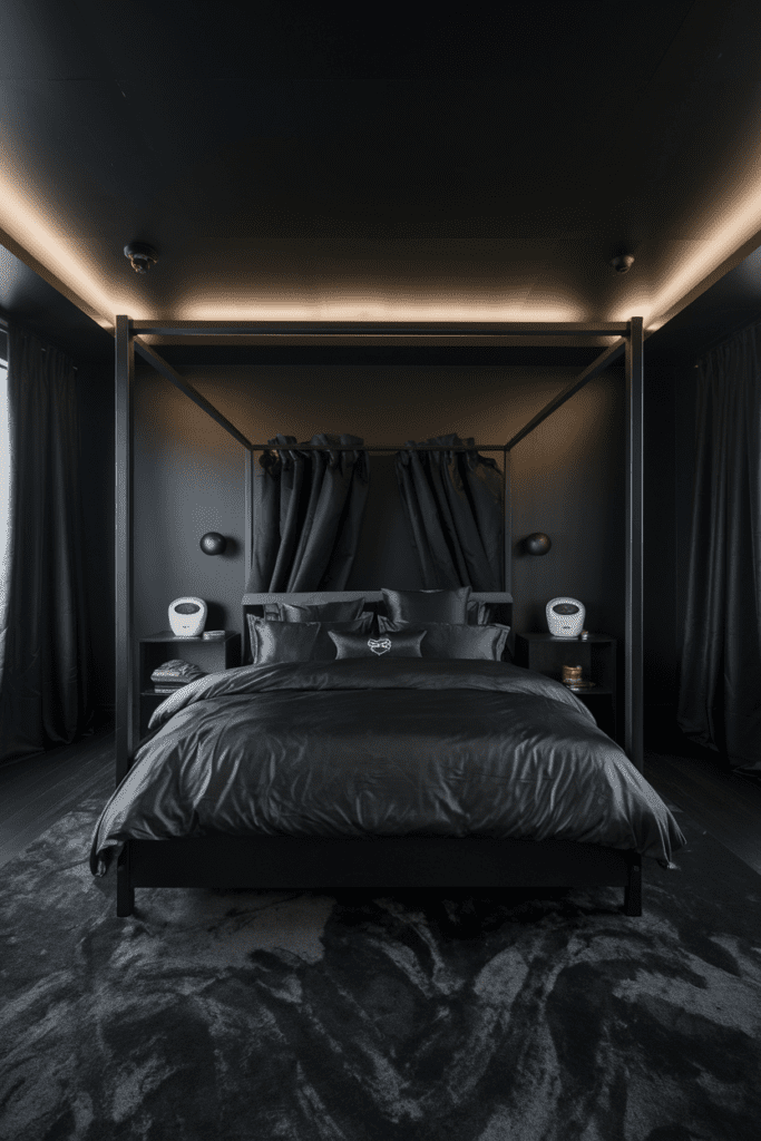 Black Room Ideas: Blackout Bedroom with Sensory Deprivation