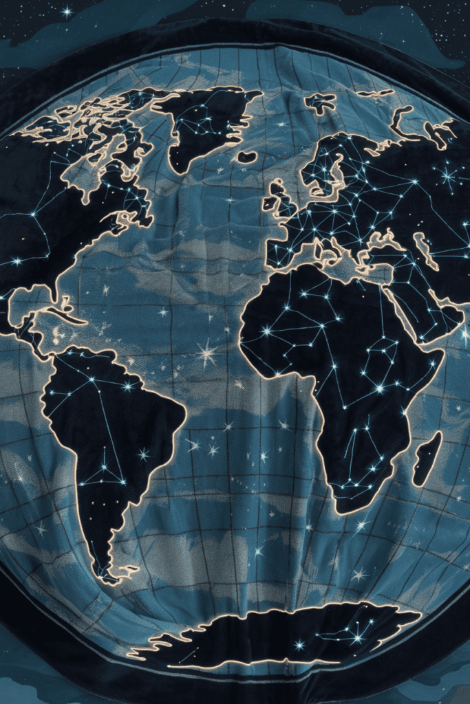 Cool Crochet Ideas: Crochet Glow-in-the-Dark Constellations Blanket