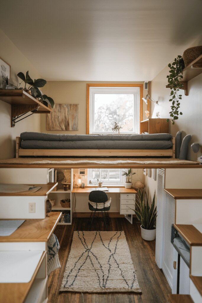 25+ Tiny Bedroom Ideas - Hacks to Maximize Your Space! 10 Tiny Bedroom Ideas: Multi-Level Flooring for Defined Zones Tiny Bedroom Ideas