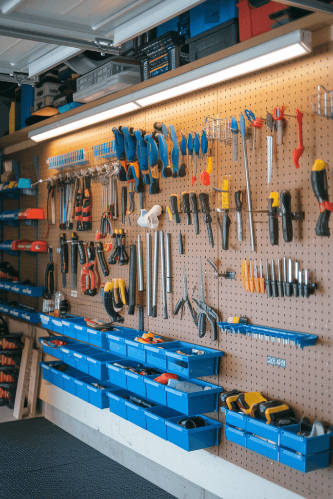 Garage Workshop Layouts Ideas: The Pegboard Paradise