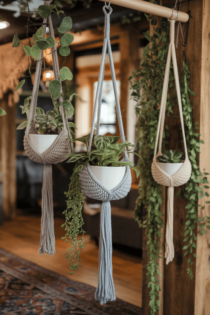 Cool Crochet Ideas: Crochet Hanging Plant Pods